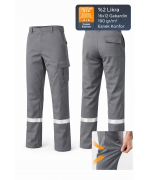 Yazlık Likralı Gabardin İş Pantolonu