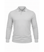 Polo Yaka Lacost Uzun Kol Bej Sweatshirt