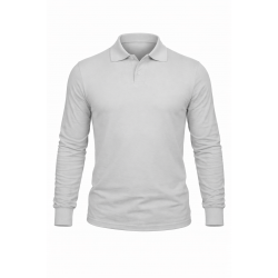 Polo Yaka Lacost Uzun Kol Bej Sweatshirt