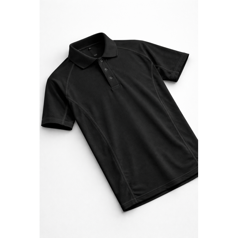 Lacost Polo Yaka Tişört Siyah